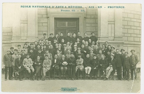 Promotion 1912-1915 Ecole Nationale d'Arts et Métiers Aix-en-Provence