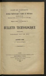Bulletin technologique 1898