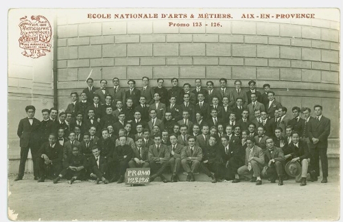 Promotion 1923-1926 Ecole Nationale d'Arts et Métiers Aix-en-Provence Promotion 1923-1926 Ecole Nationale d'Arts et Métiers Aix-en-Provence