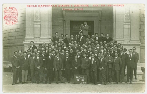 Promotion 1925-1928 Ecole Nationale d'Arts et Métiers Aix-en-Provence