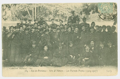Promotion 1904-1907 Aix-en-Provence - Arts et Métiers - Les Pierrot Promotion 1904-1907 Aix-en-Provence - Arts et Métiers - Les Pierrot