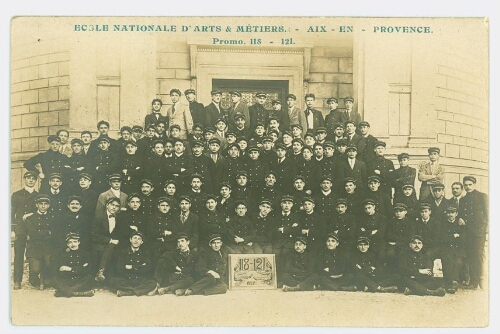 Promotion 1918-1921 Ecole Nationale d'Arts et Métiers Aix-en-Provence