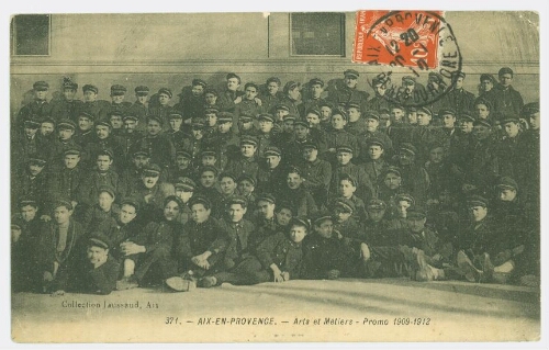 Promotion 1909-1912 Aix-en-Provence - Arts et Métiers