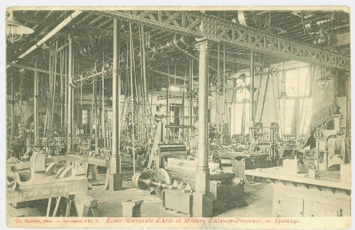 Ecole Nationale d'Arts et Métiers d'Aix-en-Provence Ajustage 1920 Ecole Nationale d'Arts et Métiers d'Aix-en-Provence Ajustage 1920