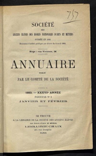 Bulletin technologique 1883