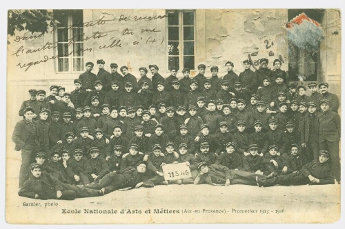 Promotion 1913 Ecole Nationale d'Arts et Métiers Aix-en-Provence