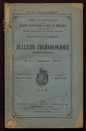 Bulletin technologique 1914