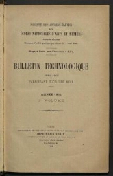 Bulletin technologique 1902