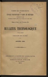 Bulletin technologique 1892