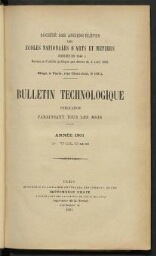 Bulletin technologique 1901