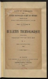 Bulletin technologique 1885
