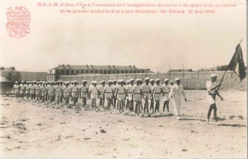 ENAM d'Aix 27 mai 1928 Fête à l'occasion de l'inauguration du terrain de sport