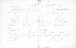 Ecole Nationale d'Arts et Métiers de Châlons-sur-Marne : cours de géométrie descriptive - Planches