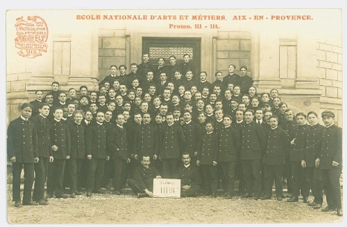 Promotion 1911-1914 Ecole Nationale d'Arts et Métiers Aix-en-Provence