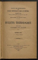 Bulletin technologique 1908