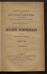 Bulletin technologique 1889