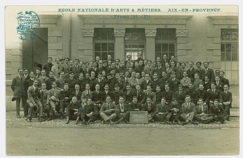 Promotion 1922-1925 Ecole Nationale d'Arts et Métiers Aix-en-Provence